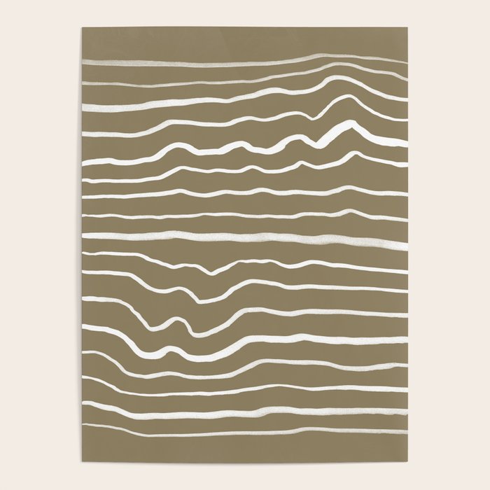 Simple Wavy Lines Poster Gallery Image 4