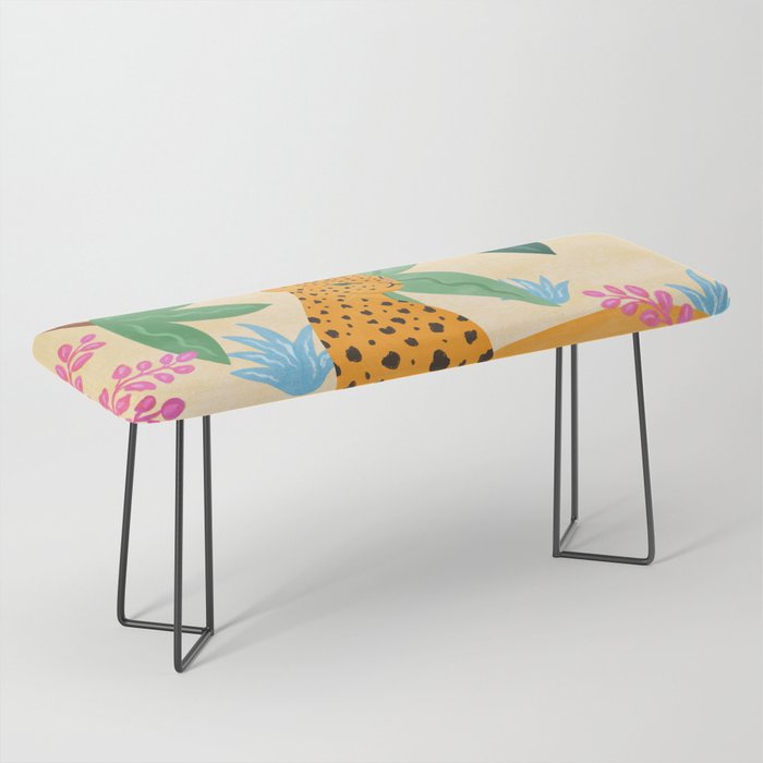 Panthers in Magical Garden Bench Gallery Image 1