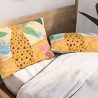 Panthers in Magical Garden Pillow Sham Gallery Image 2