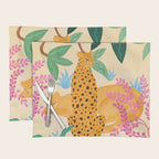 Panthers in Magical Garden Placemat Gallery Image 1