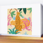 Panthers in Magical Garden Wall Mural Gallery Image 2