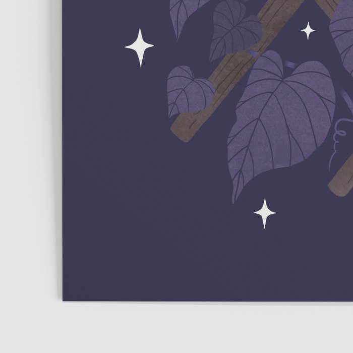 Night Trellis (Luna Moth) Poster Gallery Image 3