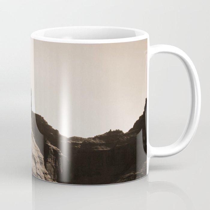 Canyon de Chelly - Chinle, Arizona - Navajo Indians on Horseback by Edward Curtis Coffee Mug Gallery Image 1