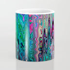 Radiant Resonance Colorful Psychedelic Distorted Paint Coffee Mug Gallery Image 4