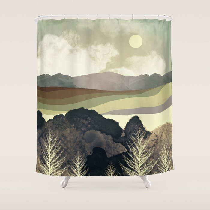 Retro Afternoon Shower Curtain Gallery Image 1