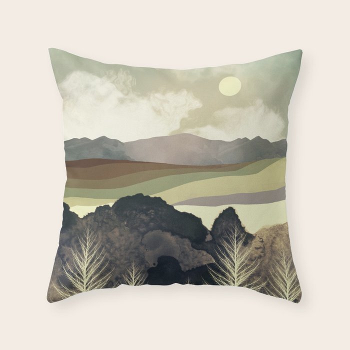 Retro Afternoon Throw Pillow Gallery Image 1