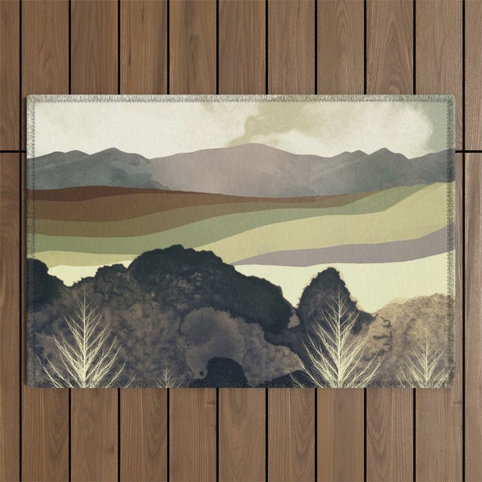 Retro Afternoon Outdoor Rug Gallery Image 1