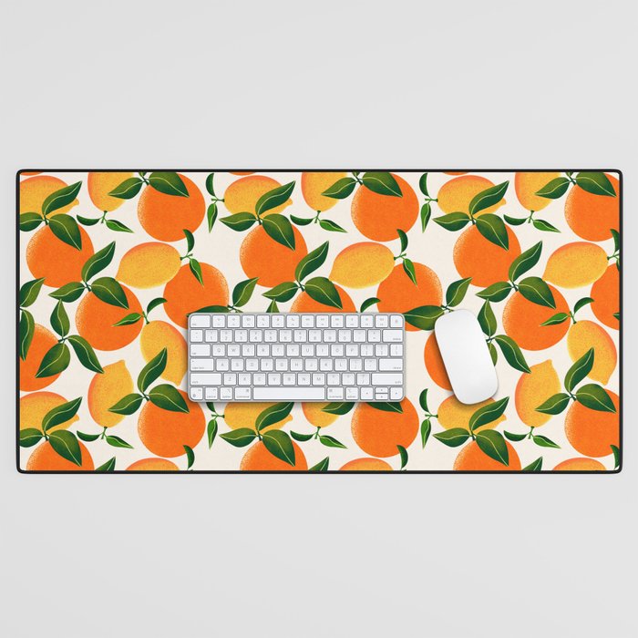 Oranges and Lemons Desk Mat Gallery Image 1