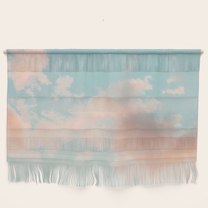 Cotton Candy Clouds - Nature Photography Art Print, Pastel Wall Hanging Gallery Image 1