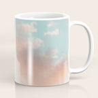 Cotton Candy Clouds - Nature Photography Art Print, Pastel Coffee Mug Gallery Image 1