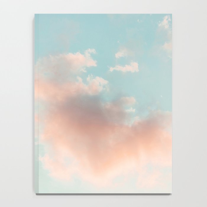 Cotton Candy Clouds - Nature Photography Art Print, Pastel Notebook Gallery Image 4