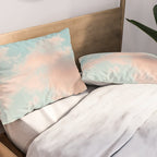 Cotton Candy Clouds - Nature Photography Art Print, Pastel Pillow Sham Gallery Image 2