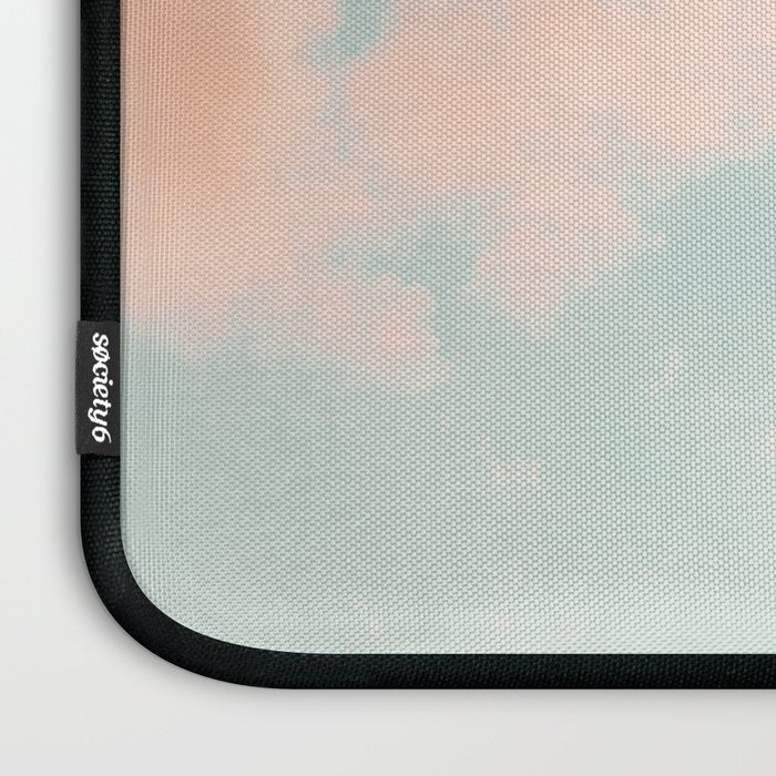 Cotton Candy Clouds - Nature Photography Art Print, Pastel Laptop Sleeve Gallery Image 3