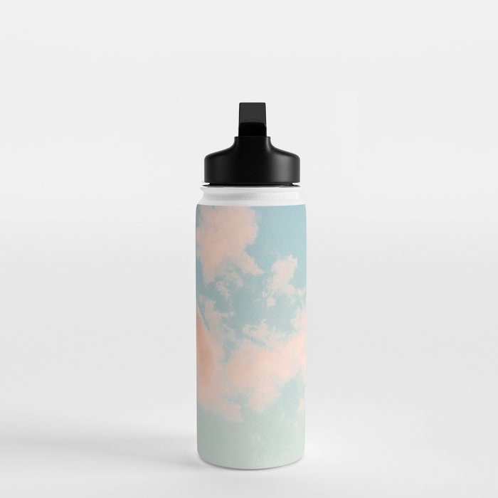 Cotton Candy Clouds - Nature Photography Art Print, Pastel Water Bottle Gallery Image 3