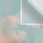Cotton Candy Clouds - Nature Photography Art Print, Pastel Wall Tapestry Gallery Image 3