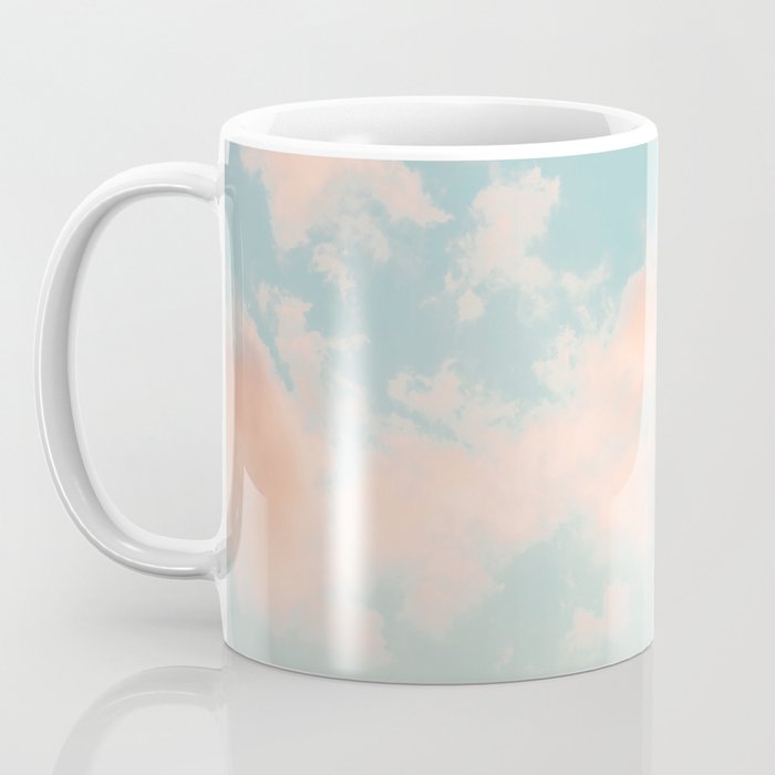 Cotton Candy Clouds - Nature Photography Art Print, Pastel Coffee Mug Gallery Image 3