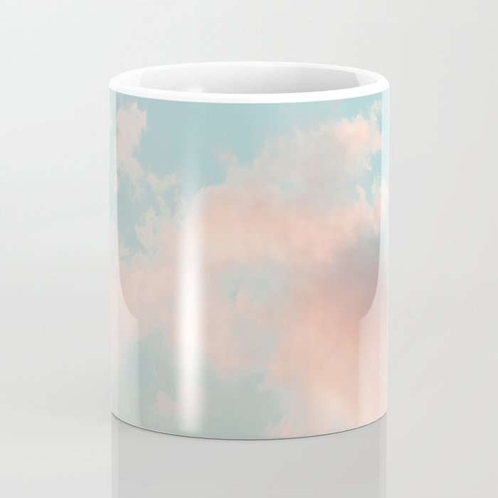 Cotton Candy Clouds - Nature Photography Art Print, Pastel Coffee Mug Gallery Image 4