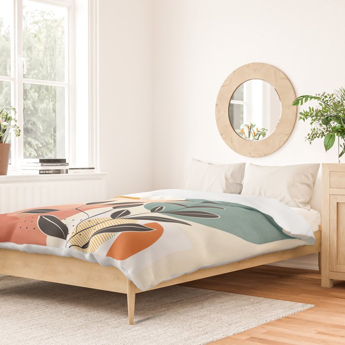 Tropical Geometry 9 Duvet Cover Gallery Image 2