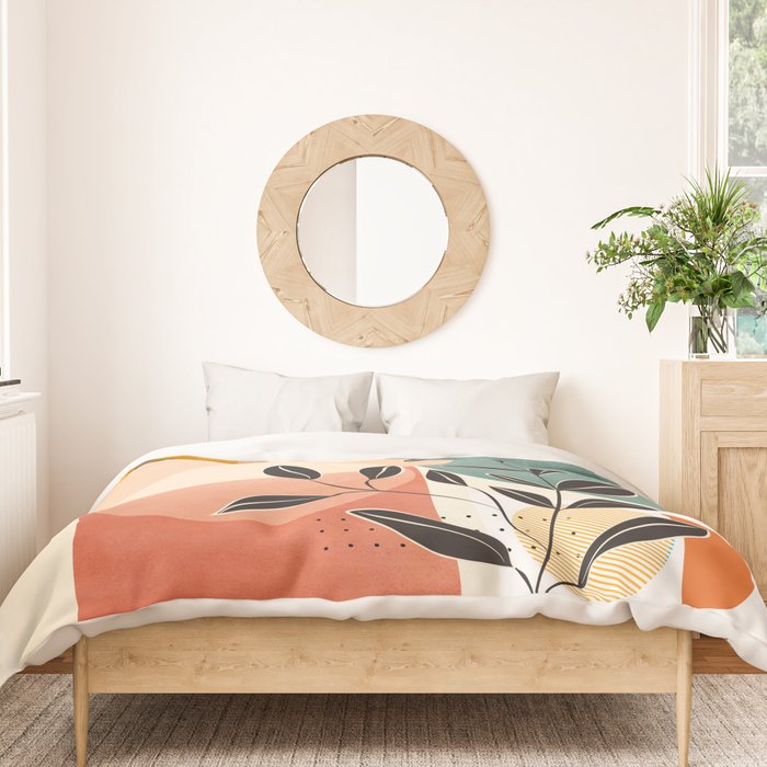 Tropical Geometry 9 Duvet Cover Gallery Image 3
