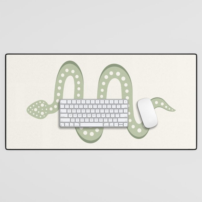 Minimal Snake XXXIV Desk Mat Gallery Image 1