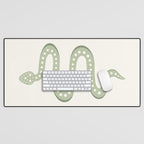 Minimal Snake XXXIV Desk Mat Gallery Image 1
