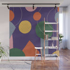 Colourful Figures Wall Mural Gallery Image 1