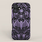 Bats and Beasts - ROYAL PURPLE iPhone Case Gallery Image 1
