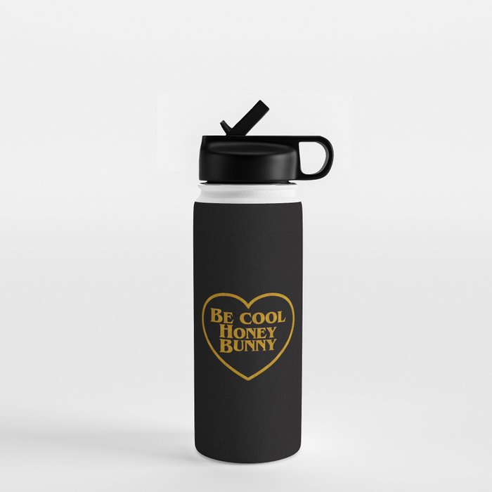 Be Cool Honey Bunny Funny Saying Water Bottle Gallery Image 1