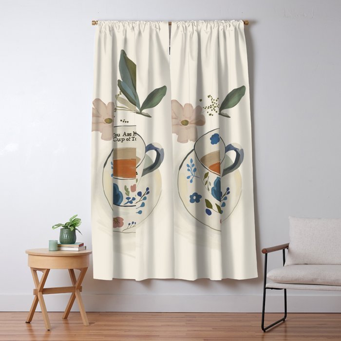 You are My Cup of Tea 4 Window Curtain Gallery Image 5