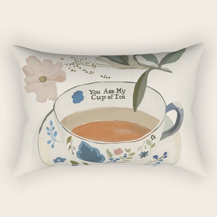 You are My Cup of Tea 4 Rectangular Pillow Gallery Image 2