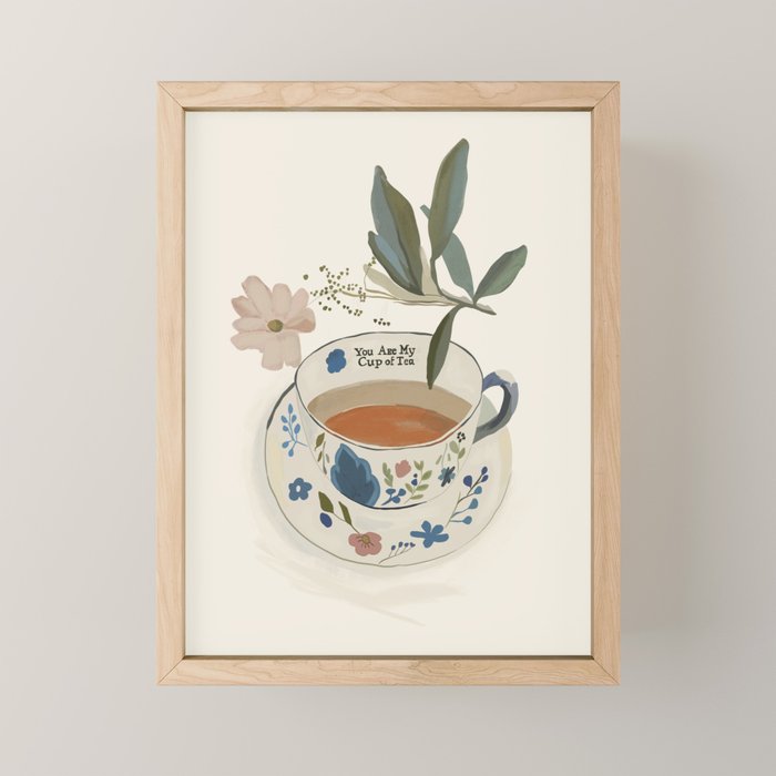 You are My Cup of Tea 4 Mini Art Print Gallery Image 1