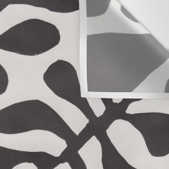 Linocut Plant #2 / Black & White Wall Tapestry Gallery Image 3