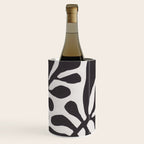 Linocut Plant #2 / Black & White Wine Chiller Gallery Image 3
