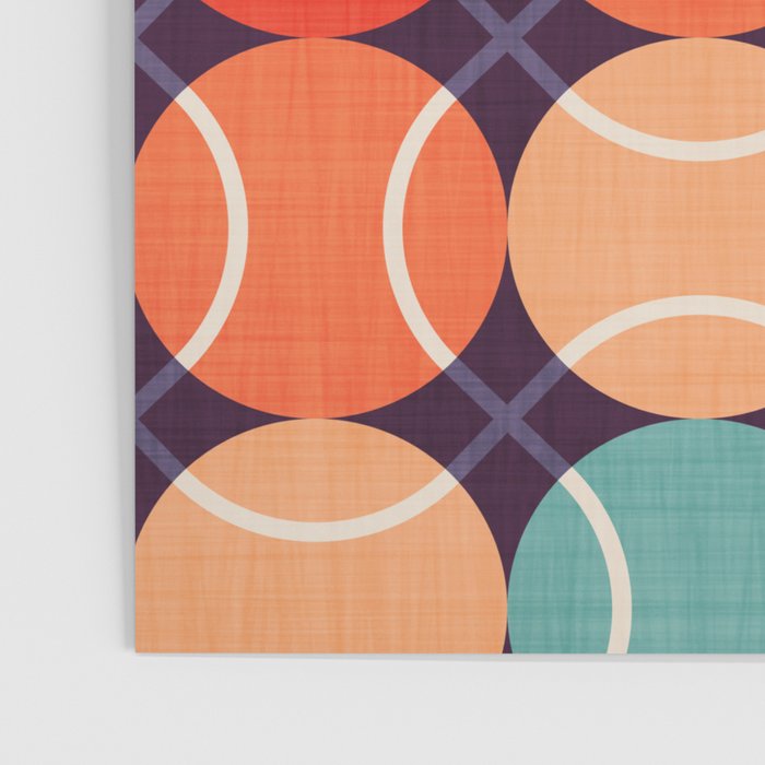Retro Tennis 70s Rainbow Poster Gallery Image 3