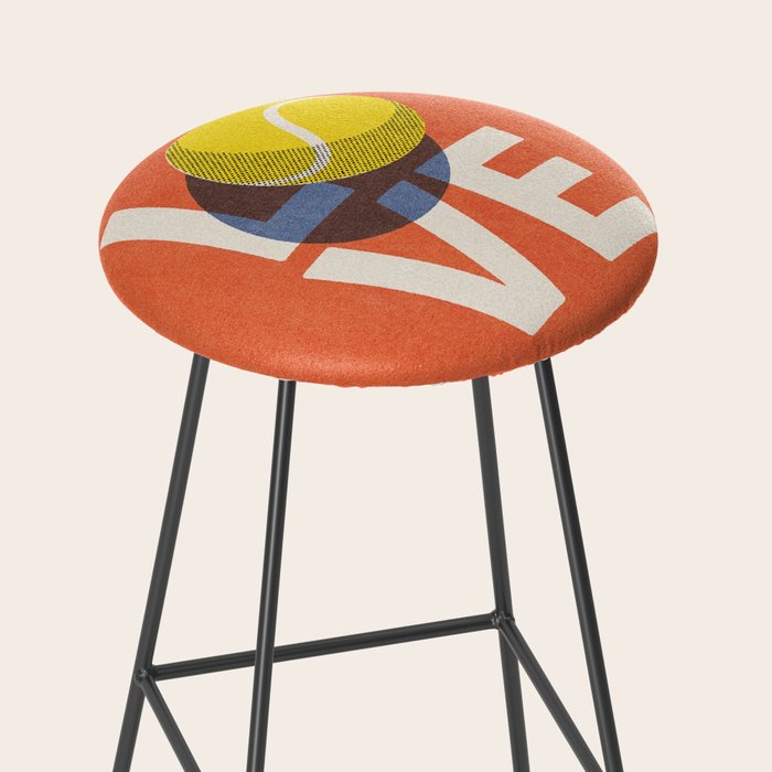 BALLS - Love Tennis - Clay Court Stool Gallery Image 2