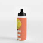 BALLS - Love Tennis - Clay Court Water Bottle Gallery Image 2