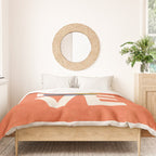 BALLS - Love Tennis - Clay Court Duvet Cover Gallery Image 3