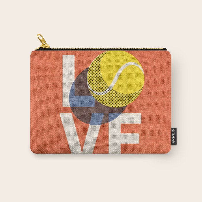 BALLS - Love Tennis - Clay Court Carry All Pouch Gallery Image 1