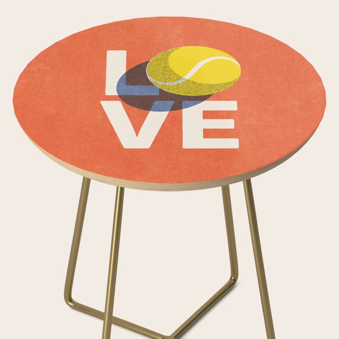 BALLS - Love Tennis - Clay Court Side Table Gallery Image 2