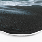 Misty Shoreline - Moody Ocean Photography Print Bath Mat Gallery Image 3