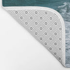 Misty Shoreline - Moody Ocean Photography Print Bath Mat Gallery Image 2