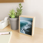 Misty Shoreline - Moody Ocean Photography Print Mini Art Print Gallery Image 2