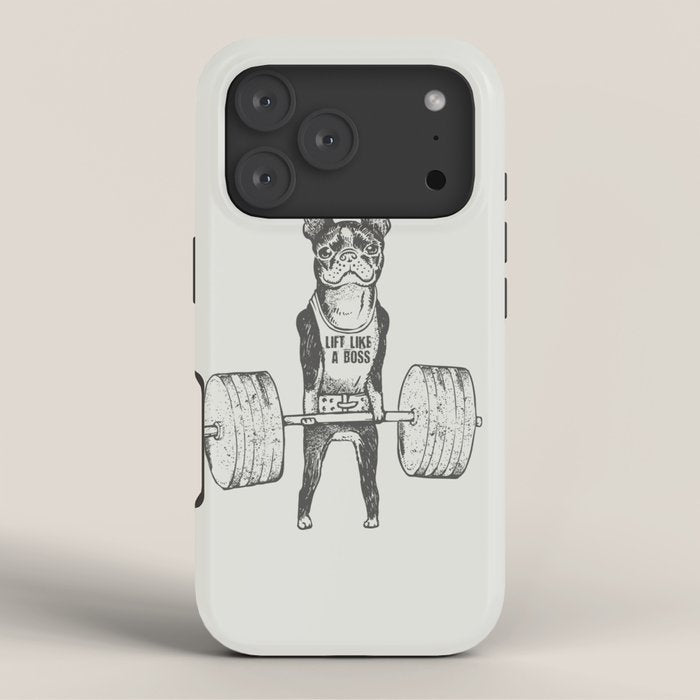 Boston Terrier Lift iPhone Case Gallery Image 3