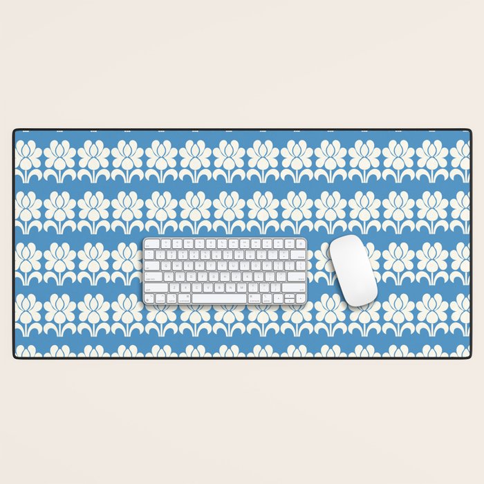 Charming Nostalgia Vintage Floral Design Desk Mat Gallery Image 1