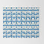 Charming Nostalgia Vintage Floral Design Throw Blanket Gallery Image 2