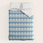 Charming Nostalgia Vintage Floral Design Duvet Cover Gallery Image 6