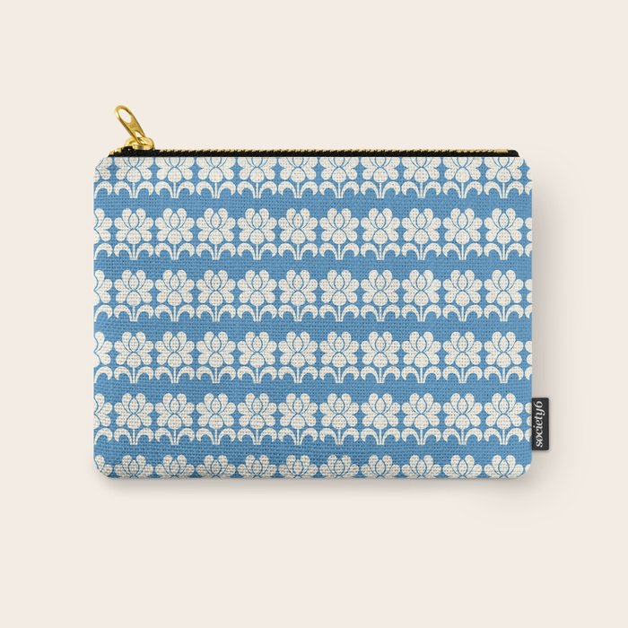 Charming Nostalgia Vintage Floral Design Carry All Pouch Gallery Image 1