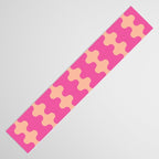 Fun Ogee A-Go-Go Pop Stripes Retro Contemporary Vertical Pattern in Pink Table Runner Gallery Image 3