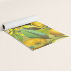 Cyber Lime Summer Yoga Mat Gallery Image 2
