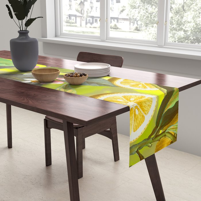 Cyber Lime Summer Table Runner Gallery Image 2